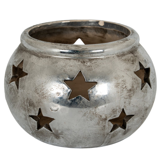 Aspen Star Small Ceramic Tea Light Lantern