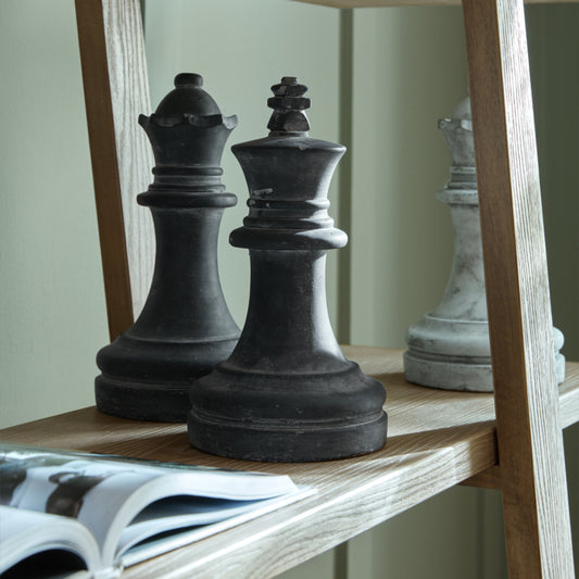 Amalfi Grey Queen Chess Piece